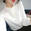 2026 Primavera/Outono Nova Roupa Feminina Plus Size Camisa de Manga Longa Feminina Estilo Coreano Camisa de Temperamento Fashionável Top Versátil Emagrecedor Tendência