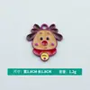 Versión Coreana al por mayor de Aleación Creativa Goteo de Aceite Colorido Navidad Reno de Navidad Colgante Accesorios Joyería Hecha a Mano DIY