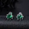 Aretes de Zirconia con Corona para Hombre, Súper Brillantes, Lujo Ligero, Gama Alta, Aretes Exquisitos y Compactos para Mujer, Aretes Sencillos, Joyería al por Mayor