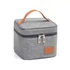 Bolsa Aislante Exclusiva Transfronteriza de Tela Oxford Pequeña Bolsa Gruesa para Lonchera Lámina de Aluminio Bolsa de Hielo Bolsa Portátil para Almuerzo Bolsa para Almuerzo