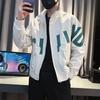 Marca de moda versión coreana de explosiones cuello alto ruffian guapo red social calle frita chaqueta abrigo de trabajo para hombre abrigo acolchado de algodón para primavera otoño invierno hombre nuevo