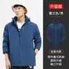 Chaqueta Exterior Camel para Hombre Tres en Uno de Terciopelo Extraíble Gruesa Impermeable para Pareja Traje de Montañismo Otoño e Invierno para Mujer