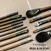 Set de 14 Brochas de Maquillaje Veejaga, Mango de Abedul de Alta Gama, Set de Brochas de Cerdas Suaves, Set Completo de Herramientas para Maquilladores
