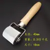 Herramienta de Reparación de Neumáticos Raspador Mango de Madera Rueda de Presión Rueda de Compactación Rueda de Presión para Reparación de Neumáticos Rodillo de Audio Raspador para Reparación de Neumáticos