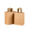 Sacos de papel kraft, disponíveis em estoque, com material reforçado, personalizáveis para viagem, armazenamento e embalagem de presentes, e com opções de impressão de logotipo
