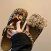 Adequado para Crocs DIY Decoração Destacável Sonho Retro Soprando para a Dinastia Zhou Ocidental Flor de Sapato Fivela de Sapato Decoração do Cabedal