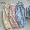 Pantalones de Trabajo de Verano para Niña Secado Rápido Anti-mosquitos Pantalones Casuales Estilo Vaquero Pantalones de Encaje para Niña Pantalones Largos para Niños