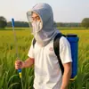 Versão Atualizada da Máscara de Proteção contra Pesticidas, Capacete Transparente de Alta Definição para Rosto Inteiro, Anti-Poeira e Anti-Spray, Especialmente Projetado para o Verão, Respirável