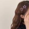 Presilhas de Cabelo Estrela Coloridas para Meninas, Presilhas para Franja Lateral, Presilhas de Cabelo Pequenas, Presilhas Bb, Novos Acessórios de Cabelo Infantis Fofos 2024
