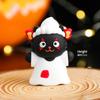Decoración de Pastel de Halloween 2025 Adornos de Fantasma de Calabaza Murciélago Muerte Sombrero Mágico con Forma de Galleta Inserto Plug-In