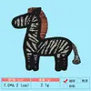 Pegatinas Bordadas de Dibujos Animados del Año del Caballo para Ropa, Pantalones, Bolsas, Sombreros, Pegatinas de Parche, Pegatinas de Tela Decorativas de Pony, Pegatinas de Tela Bordadas DIY