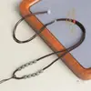 Cuerda de Jade Colgante Estilo Chino Cuerda Trenzada Hecha a Mano de Alta Gama para Atar Colgante de Hebilla de Paz de Jade Hetian Cadena para Suéter