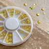 Accesorios para Uñas Serie Océano 2025 Nuevo Estrella de Mar Japonesa Concha Diamante para Uñas Disco de 12 Compartimentos Decoración de Remaches