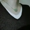 Colar Minimalista de Verão Estilo Coreano com Pingente de Contas de Melancia para Clavícula Feminina, Atacado de Joias com Design Minimalista