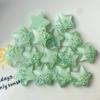 Acessórios de resina grampo de cabelo material atacado caso de telefone móvel diy acessórios sapato fivela creme cola dentro de lantejoulas estrela de cinco pontas