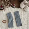 Wtk033 Calcetines Nuevos de Invierno para Niños Bebé Color Retro Multilazo Calcetines hasta la Pantorrilla Cubrepiernas Gruesos Cálidos