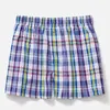 Calça Seta Roupa Íntima Masculina Algodão Tecido Solta Respirável Calça de Dormir Casa Tamanho Plus Shorts Boxer