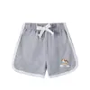 Roupas Infantis 2023 Conjunto Infantil Verão Unicórnio Bebê Hot Pants Camiseta de Manga Curta Shorts Esportivo Casual Conjunto de Duas Peças