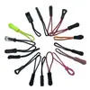 Corda de puxar Caterpillar puxador de zíper moldado por injeção puxador de zíper para vestuário bagagem aba de puxar colorida pingente em estoque puxador de zíper