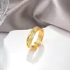 Anillo para Mujer, Lujo Ligero, Nicho de Alta Gama, Anillo Exagerado de Zirconia, Anillo Sencillo, Anillo Abierto, Joyería de Reina Madre, No se Desvanece