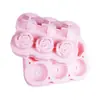 Silicone Cubo de Gelo Doméstico Caixa de Gelo Disco de Gelo Personalizado com Funil Molde de Cubo de Gelo de 6 fileiras Cubo de Gelo para Whisky Rosé