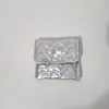 Porta-moedas de PU Acolchoado Cor Doce Coração de Amor Portátil Bolsa de Armazenamento para Absorventes Grande Capacidade Clutch para Joias