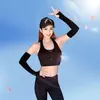 Mangas de Hielo Repelentes de Mosquitos Protección Solar Seda de Hielo Verano Guantes de Ciclismo para Hombre Conducción Anti-UV Mangas de Hielo Mangas para Brazos de Mujer