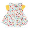 Vestido para Mascota Ropa para Perro Ropa Teddy Bichon Anticaída Gato Pequeño Ligero Floral Princesa Manga Corta