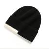 Gorro de Lana para Hombre, Estilo Coreano, Bloques de Color, Moderno, Cálido, Sencillo, Gorro de Punto para Viaje de Hombre para Otoño e Invierno, Sombrero Casual con Ala Ancha