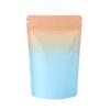 Bolsa de Hueso Autoportante con Gradiente de Color, Bolsa con Cierre Ziplock de Alta Apariencia para Alimentos, Bolsa de Empaque Aluminizado para Té y Nueces, Bolsa Sellada con Textura