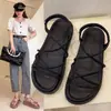 Zapatos de Mujer para Comercio Exterior de Amazon Estilo Hada Vacaciones en la Costa Sandalias Tailandesas para Mujer 2025 Zapatos de Plataforma de Verano