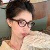 1133 Montura de Gafas Retro Ojo de Gato para Miopía Montura Completa Gafas con Lente Plana Anti-Luz Azul para Mujer Moda Montura de Gafas Delgado