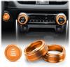 Adecuado para 20-23 Toyota Rongfang RV4 perilla de aire acondicionado anillo brillante Weilanda anillo de moldura interior cubierta de anillo de arranque