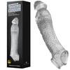 Seniuniu Chuanlong Manga Diente de Lobo para Hombre Manga de Pene de Cristal Comercio Exterior Productos para Adultos Juguetes Sexuales Venta al por Mayor Entrega
