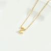 Collar con letras para mujer, estilo nicho de moda, cadena de clavícula sencilla, exquisita y de gran venta en Europa y Estados Unidos