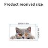 Nova variedade de adesivos de parede autoadesivos de gato fofo, adesivos para vidro de janela, banheiro, vaso sanitário, pintura decorativa à prova d'água KSA102