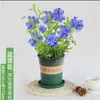 Plántulas de Flor Grande Copo de Nieve Azul, Plantas Trepadoras, Flores Frescas para Jardín de Balcón, Plantas de Bonsái, Plantas de Floración de Cuatro Estaciones en Maceta para Uso Interior y Exterior