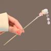 Horquilla Nuevo Estilo Chino Nicho de Alta Gama para Mujer Estilo Antiguo Horquilla para el Cabello Hanfu Parte Trasera de la Cabeza Horquilla Adorno para el Cabello de Perlas