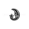 F136 Aleación de Titanio Galvanizado al Vacío Negro Joyería Cabeza Aretes Hélice Hueso Oreja Studs G23 Titanio Rosca Interna Joyería Cabeza Aretes