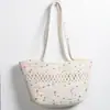 Bolsa Feminina de Ráfia Trançada Bolsa Tote 2024 Nova Bolsa de Grande Capacidade Bolsa de Ombro Versátil Bolsa Cesta