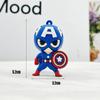 Nuevo Llavero Marvel Colgante de Muñeco Spider-Man Equipo de EE. UU. Accesorios de Llavero Coche Bolso Colgante Máquina de Muñecos