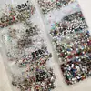 Pedrarias para Nail Art Materiais DIY Pedras Strass Brilhantes da Moda com Fundo Plano Strass SS4 Colorido Pequenas Pedras Strass Redondas Adesivos Acessórios para Nail Art Pedras Strass para Unhas