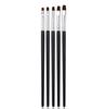 Pincel para uñas 5 juegos Varilla negra pincel para fototerapia pluma para fototerapia juego de pinceles en fila fototerapia francesa para uñas adecuado