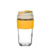 Tazas de Vidrio Publicitarias de Alto Valor al por Mayor, Taza de Agua Doble para Beber con Tapa, Taza con Popote, Estilo Ins, Vasos de Regalo para Eventos