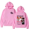 Cantante de Hip Hop Ryan Castro Moda Gráfica Harajuku Sudaderas con Capucha Sudaderas Estéticas Lana para Hombre Manga Larga Y2K