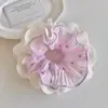 Xuxinha de Renda com Bolinhas Amarelas, Estilo Coreano, Acessório de Cabelo de Coque High-End, Novo Elástico de Cabelo Versátil