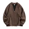 Outono e inverno 2024 transfronteiriço masculino tamanho grande M-8XL super tamanho grande masculino casaco cardigã casual para atividades ao ar livre