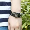 Pulsera étnica de piel de vaca joyería no convencional fábrica mayorista venta directa joyería de venta caliente pulsera de cuero genuino