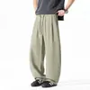 Ropa de Hombre Fengshe / Primavera 2026 Estilo Americano Caída Transpirable Scimitar Pantalones de Hombre Frescos Sueltos Casuales Hombres