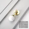 Maçaneta de Porta de Armário de Luxo Leve Estilo Francês, Gaveta de Guarda-Roupa Madeira Nogueira Vintage Bola Redonda Estilo Chinês Novo Pingente Criativo Pequena Maçaneta